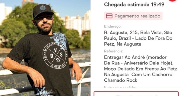 Medium entregador de rua