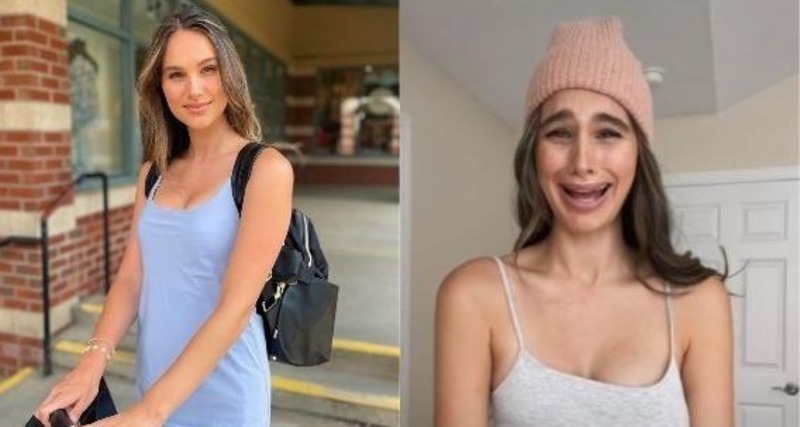 Vídeo: influencer acorda com um seio maior do que o outro e se assusta