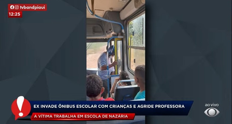 Homem Invade ônibus Escolar Com Crianças E Agride Professora