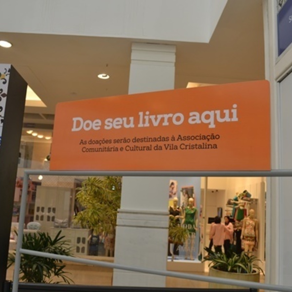 Doação de Livros no Shopping da Ilha