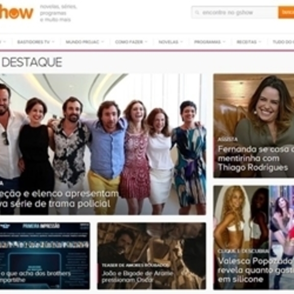 Conheça O Gshow Novo Portal De Entretenimento Da Tv Globo