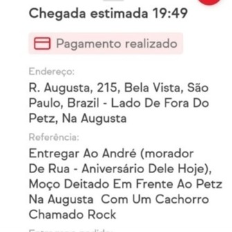 Thumb entregador de rua