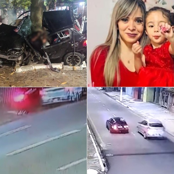 Vídeo mostra perseguição e acidente entre carros que matou mãe e filha imagens fortes