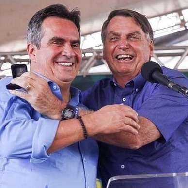 _Ciro Nogueira e o presidente Jair Bolsonaro (Imagem: Divulgação)